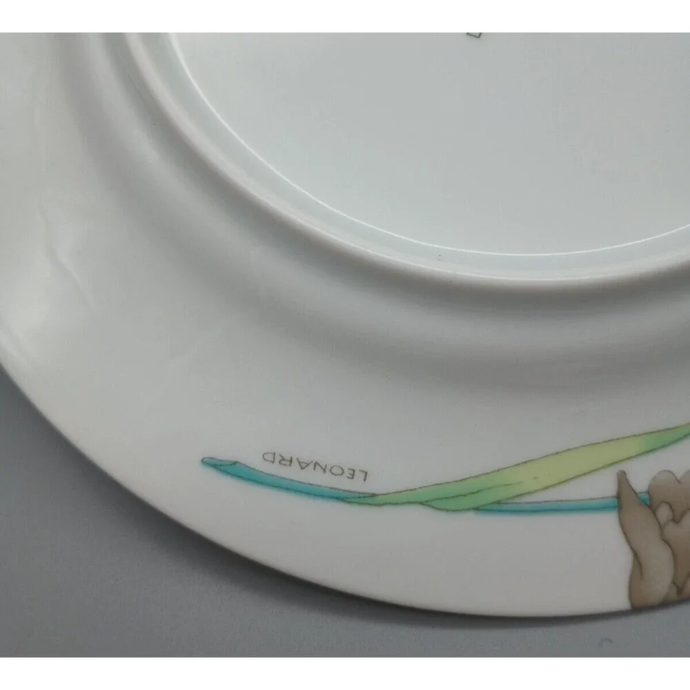 Hutschenreuther Lunch Plate Scala Estoril Jacques Leonard Art Deco Set Of 8